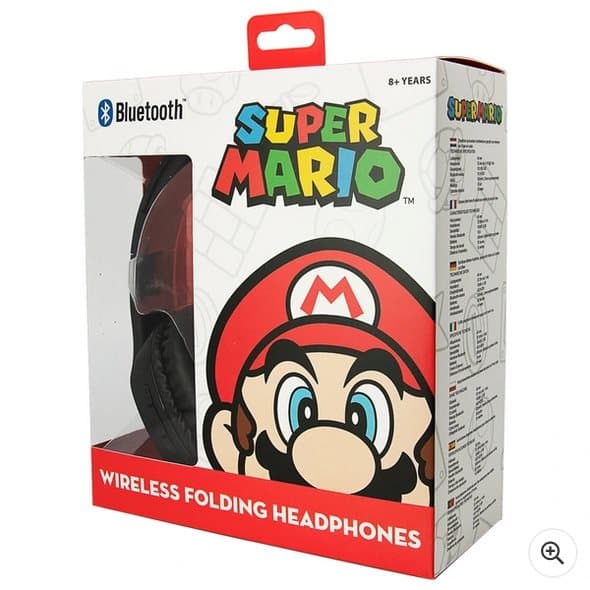 Super Mario Icon Wireless Bluetooth Headphones