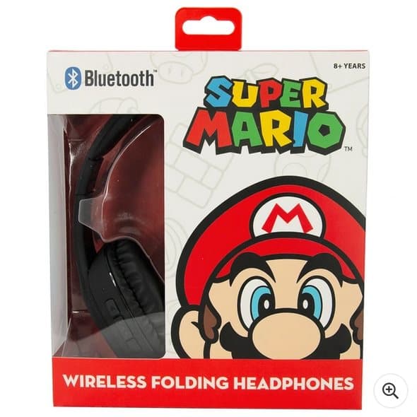 Super Mario Icon Wireless Bluetooth Headphones