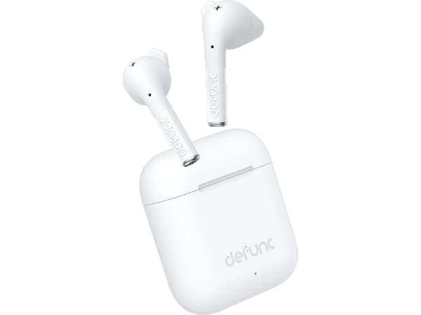DEFUNC True Talk, True Wireless Stereo (TWS), Puhelut/Musiikki/Urheilu/Päivittäinen, 20 - 20000 Hz, 42 g, Kuulokkeet, Valkoinen