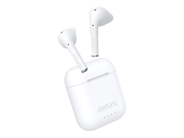DEFUNC True Talk, True Wireless Stereo (TWS), Puhelut/Musiikki/Urheilu/Päivittäinen, 20 - 20000 Hz, 42 g, Kuulokkeet, Valkoinen