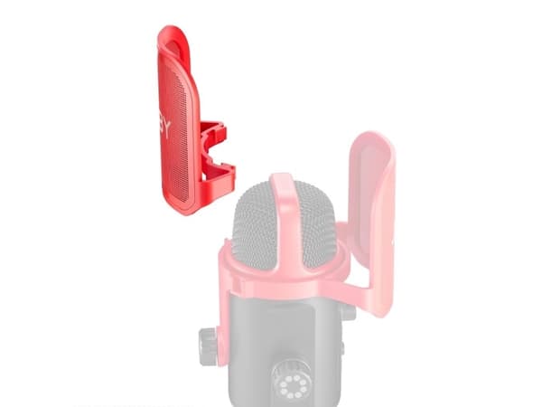 Joby JB01800-BWW, Popfilter, Joby, Wavo POD, Rød, 88 mm, 85,4 mm