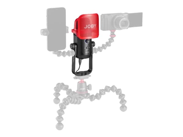 JOBY Wavo POD - Mikrofon - USB - svart, rød