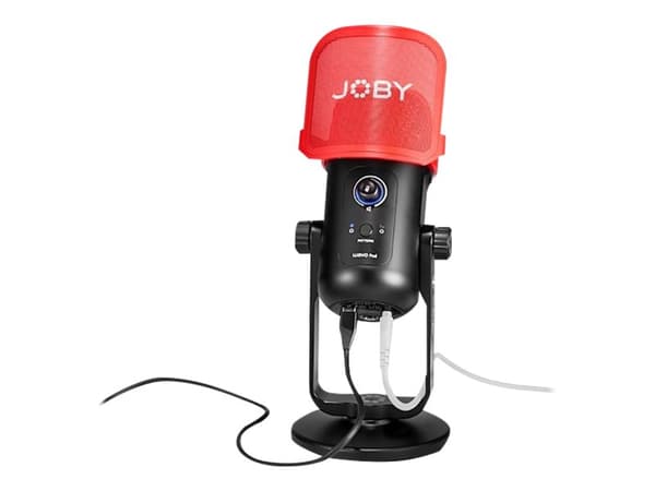 JOBY Wavo POD - Mikrofon - USB - svart, rød