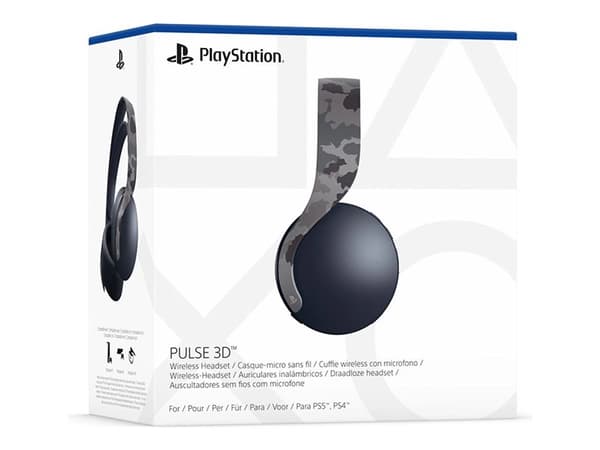 Sony | PULSE™ 3D - Kuulokkeet - täysikokoinen - langaton - 3,5 mm jakki - Sony Playstation® 5 | Harmaa naamiointi