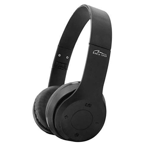 MEDIA-TECH EPSILION BT MT3591 Trådløse hovedtelefoner Bluetooth 4.2 Mikrofon Radio FM Sort