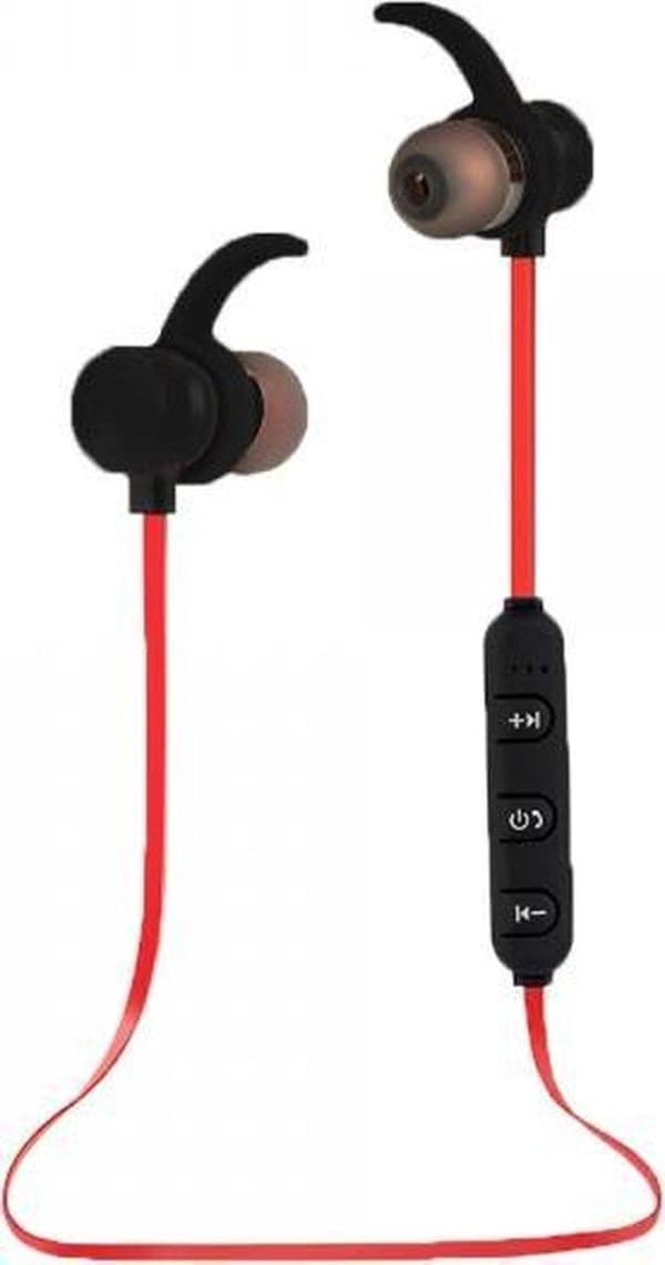 Esperanza EH186K hovedtelefoner/headset Wireless In-ear Sports Bluetooth Sort, Rød