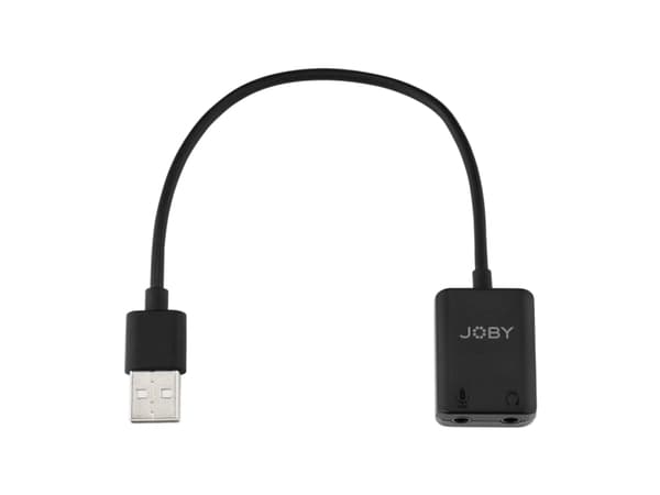 Joby JB01735-0WW, Mikrofonadapter, Sort, ABS, Metall, Termoplastisk elastomer (TPE), 220 mm, 24 mm, 11 mm