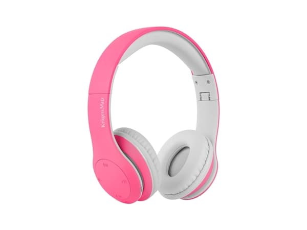 Kruger & Matz trådløse hodetelefoner for barn Street Kids Pink