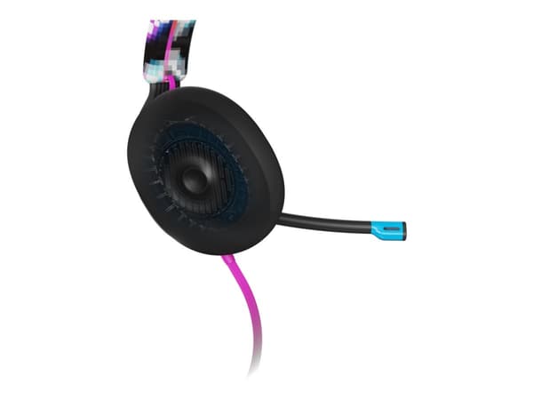 Skullcandy SLYR PRO - Headset - fullstorlek - kabelansluten - USB, 3,5 mm kontakt - ljudisolerande - black digi hype