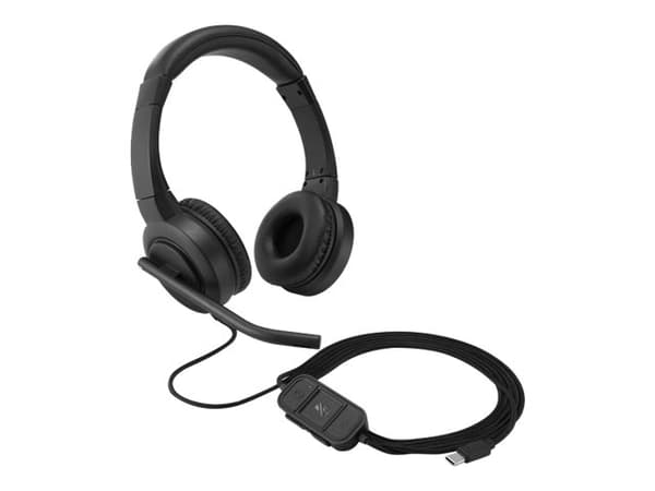 Kensington H1000 - Hodesett - on-ear - kablet - USB-C - svart