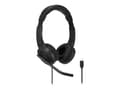 Miniatyrbilde 1 av 5: Kensington H1000 - Hodesett - on-ear - kablet - USB-C - svart