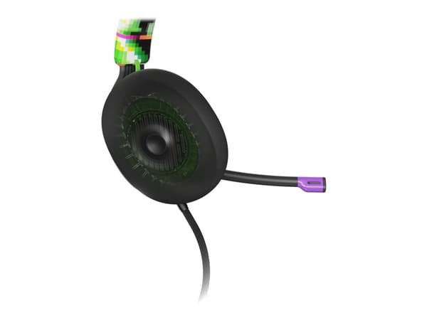 Skullcandy SLYR PRO - Headset - fullstorlek - kabelansluten - 3,5 mm kontakt - ljudisolerande - black digi hype