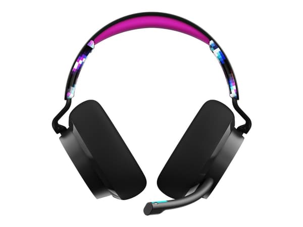 Skullcandy SLYR - Headset - fullstorlek - kabelansluten - 3,5 mm kontakt - ljudisolerande - black digi hype