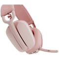 Miniatyrbild 2 av 4: Logitech ZONE VIBE 100 Over Ear-hörlurar Bluetooth Stereo Ganmmalrosa Brusreducering för mikrofon, Brusreducering Volym