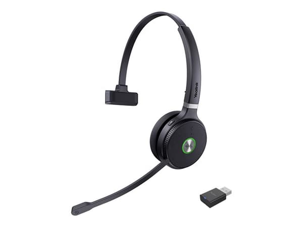 Yealink WH62 Portable - Hodesett - on-ear - DECT - trådløs - USB - Certified for Microsoft Teams