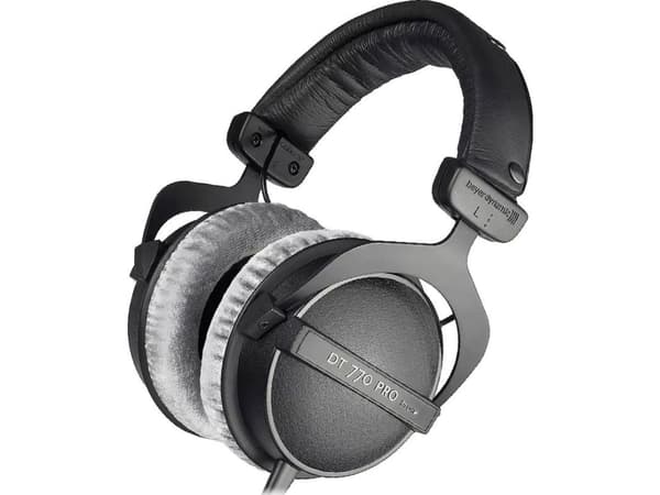 Beyerdynamic DT 770 Pro, Langallinen, 5 - 35000 Hz, Musiikki, 270 g, Kuulokkeet, Musta