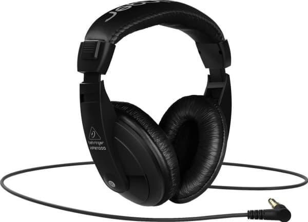 Behringer HPM1000-BK, Hovedtelefoner, Kuulokkeet, Scene/studie, Sort, Binaural, Sort