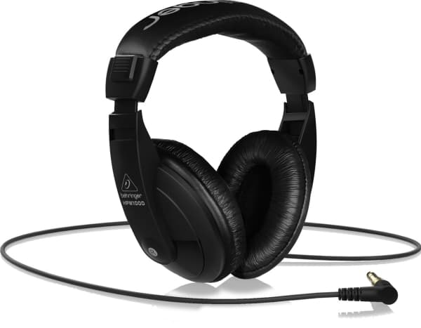 Behringer HPM1000-BK, Hovedtelefoner, Kuulokkeet, Scene/studie, Sort, Binaural, Sort
