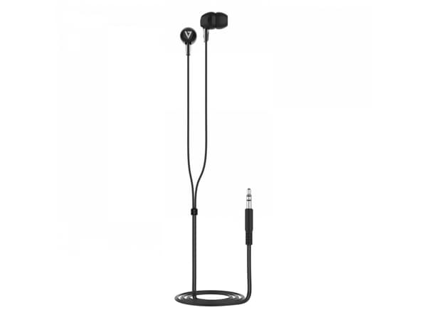V7 HA200, Ledningsført, Musik, 20 - 20000 Hz, Hovedtelefoner, Sort