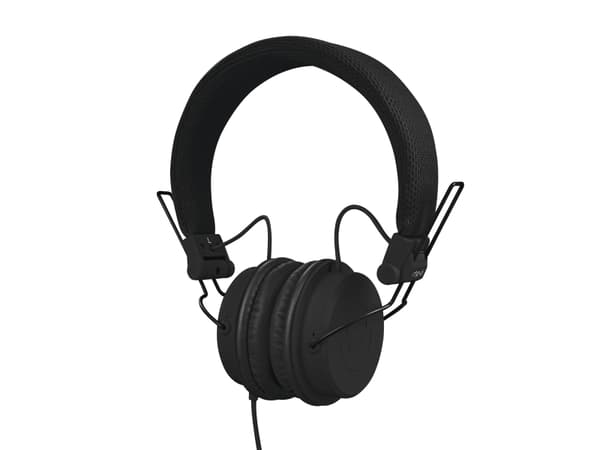 Reloop RHP-6, Koblet med ledninger (ikke trådløs), 10 - 20000 Hz, Samtaler/musikk, 123 g, Hodesett, Sort