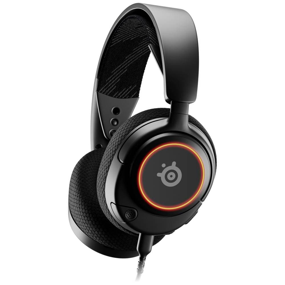 Steelseries Arctis Nova 3 Spel Over Ear-hörlurar Over Ear Headset, Volymkontroll, Mikrofonljudavstängning Svart