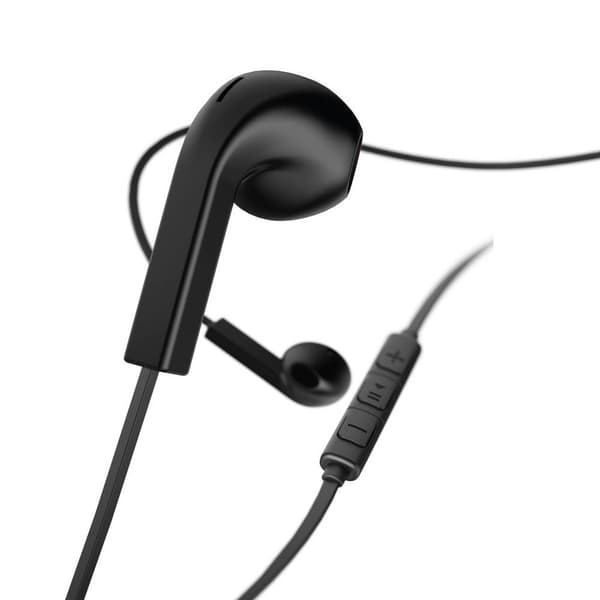 Hama Advance HiFi In Ear hörlurar Sladd Stereo Svart Volymkontroll
