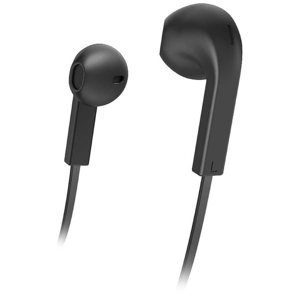 Hama Advance HiFi In Ear hörlurar Sladd Stereo Svart Volymkontroll