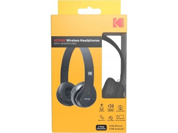 Kodak kuulokkeet Taitettavat In-Ear Bluetooth langattomat kuulokkeet Kodak 500+