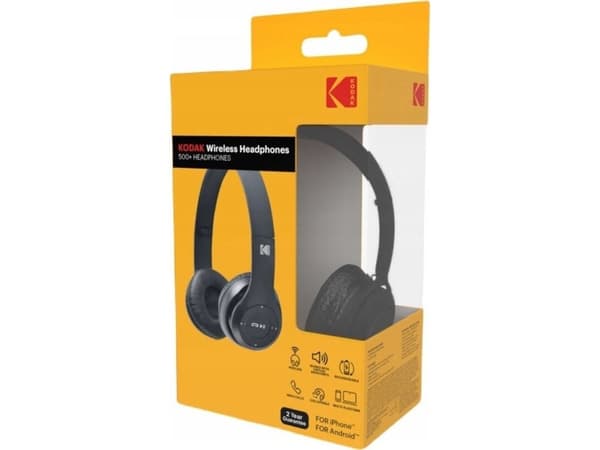Kodak kuulokkeet Taitettavat In-Ear Bluetooth langattomat kuulokkeet Kodak 500+