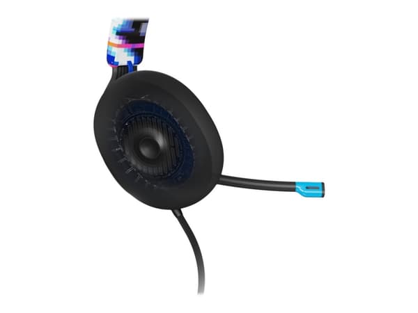 Skullcandy SLYR PRO - Headset - fullstorlek - Bluetooth - trådlös, kabelansluten - 3,5 mm kontakt - ljudisolerande - black digi hype