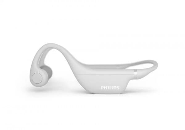 Philips Kids TAK4607GY - Hodetelefoner med mikrofon - åpent øre - bak-nakken-montering - Bluetooth - trådløs - grå