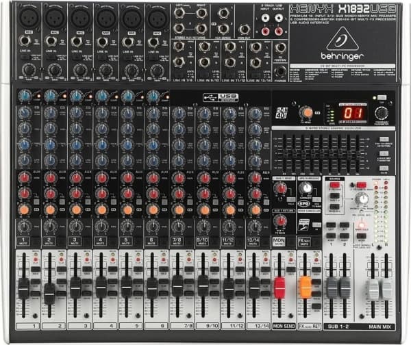 Behringer X1832USB, 18 kanaler