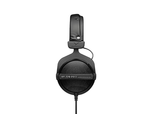 Beyerdynamic DT 770 PRO 80 OHM, Koblet med ledninger (ikke trådløs), Scene/studio, 5 - 35000 Hz, Hodetelefoner, Sort