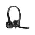 Miniatyrbild 3 av 4: Logitech H390 Datorer On-ear headset Sladd Stereo Gråvit Brusreducering för mikrofon Headset, Volymkontroll, Mikrofonlj