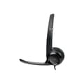 Miniatyrbild 4 av 4: Logitech H390 Datorer On-ear headset Sladd Stereo Gråvit Brusreducering för mikrofon Headset, Volymkontroll, Mikrofonlj