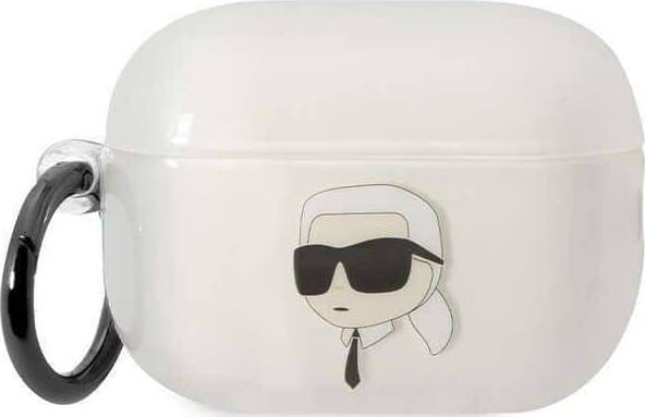 Karl Lagerfeld KLAP2HNIKTCT Airpods Pro 2-skydd transparent Ikonik Karl Lagerfeld