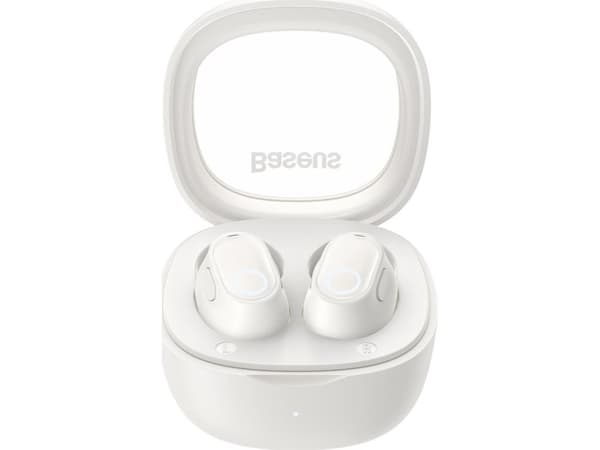Baseus Bowie WM02, True Wireless Stereo (TWS), Samtaler/musikk, 20 - 20000 Hz, Hodesett, Hvit