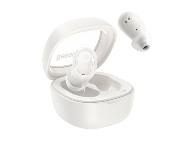 Baseus Bowie WM02, True Wireless Stereo (TWS), Samtaler/musikk, 20 - 20000 Hz, Hodesett, Hvit