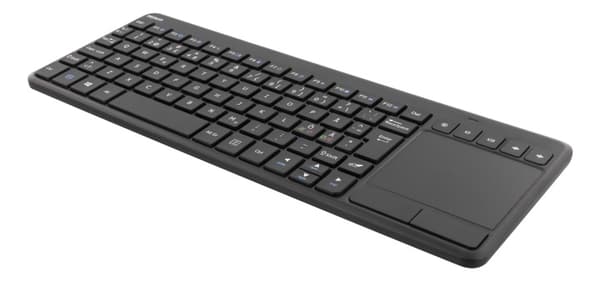 DELTACO Wireless mini kb, USB nano, nordic,86 keys,  black Sort