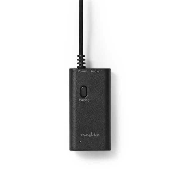 Nedis Bluetooth®-sändare | Anslutningsingång: 1x 3.5 mm | AptX ™ Low latency / AptX™ / SBC | Up to 2 Devices | Svart