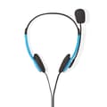 Miniatyrbild 3 av 10: Nedis PC headset | On-Ear | Stereo | 2x 3.5 mm | Vikbara Mikrofon | Blå