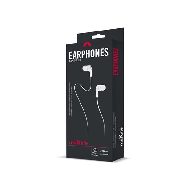 Maxlife MXEP-01 - Hörlurar In-Ear, Vit