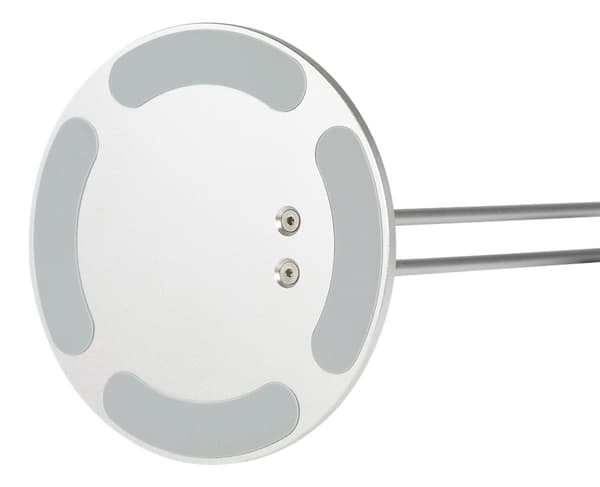 DELTACO Universal Headphone Stand, aluminum anti-slip, silver