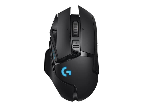 Logitech Spillmus G502 LIGHTSPEED - optisk - 11 knapper - trådløs Sort