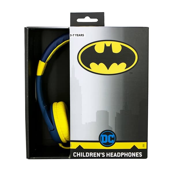 Batman Hörlur Junior On-Ear 85Db Blå Batlogo