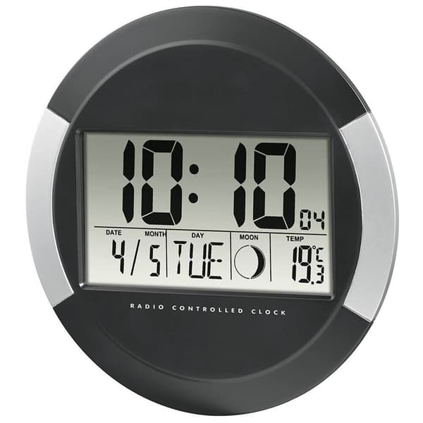 Hama Vægur Radiostyret PP-245 Ø24,5cm Sort
