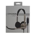 Miniatyrbild 4 av 5: Koss Headset CS100 On-Ear USB Guld/Svart