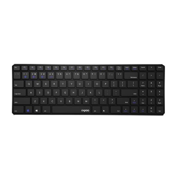 Rapoo Keyboard E9100M Wireless Multi-Mode Black Sort