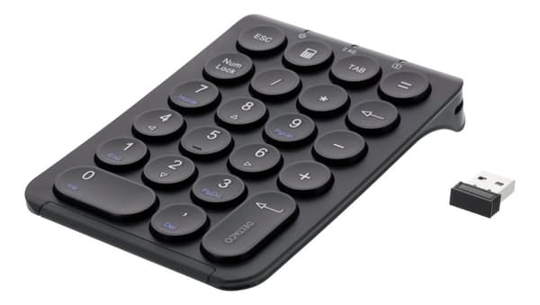 DELTACO TB-125 Trådlöst Numeriskt Tangentbord