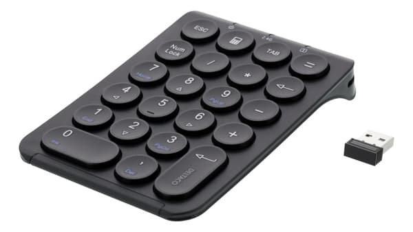 DELTACO TB-125 Trådlöst Numeriskt Tangentbord musta DELTACO TB-125 Trådlöst Numeriskt Tangentbord musta